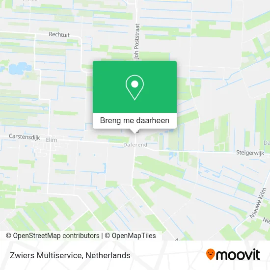 Zwiers Multiservice kaart