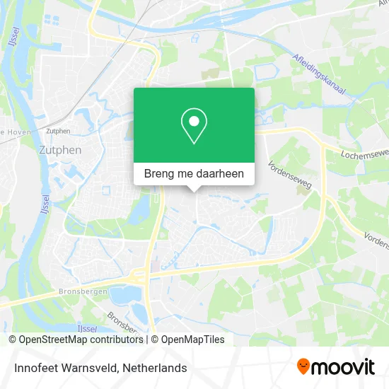 Innofeet Warnsveld kaart