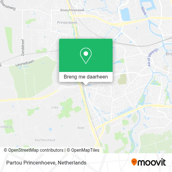 Partou Princenhoeve kaart
