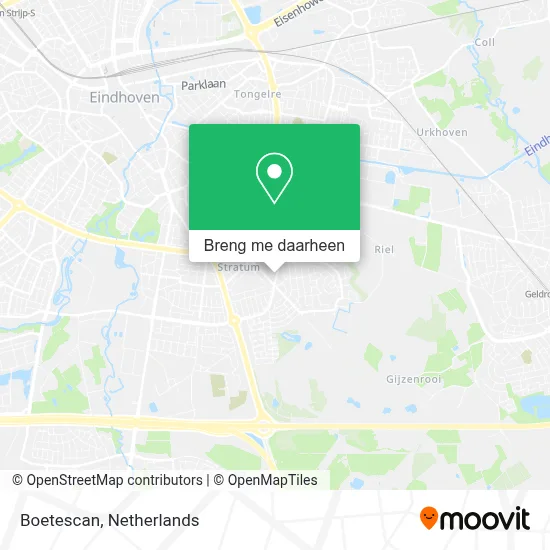 Boetescan kaart