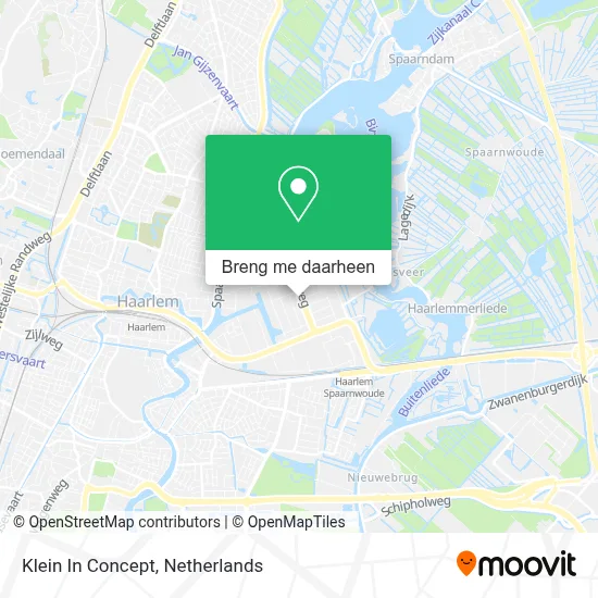 Klein In Concept kaart