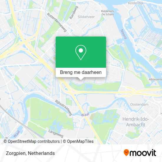 Zorgpien kaart
