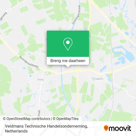 Veldmans Technische Handelsonderneming kaart