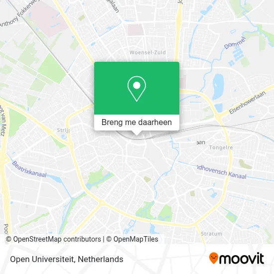 Open Universiteit kaart