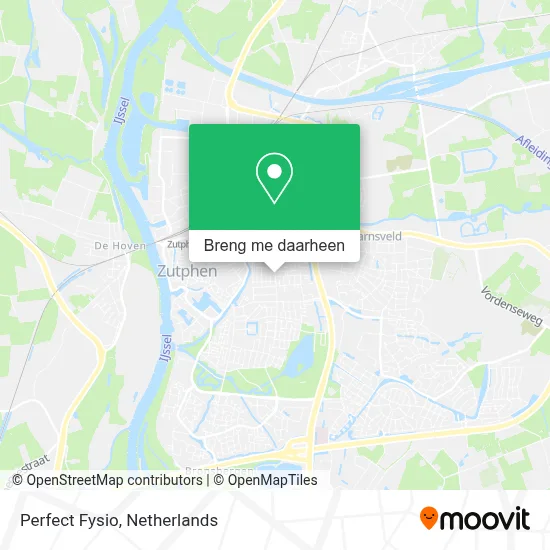 Perfect Fysio kaart