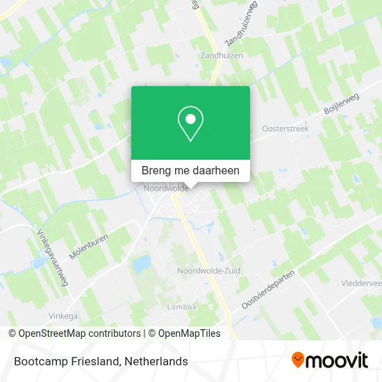 Bootcamp Friesland kaart