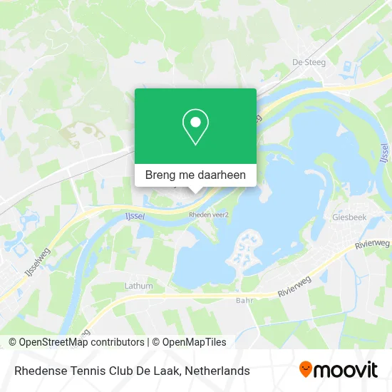 Rhedense Tennis Club De Laak kaart