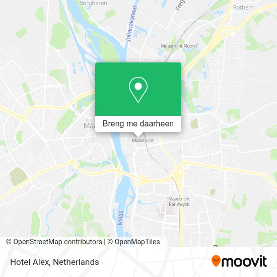 Hotel Alex kaart