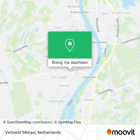 Verberkt Metaal kaart
