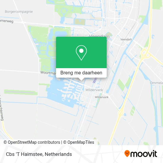 Cbs 'T Haimstee kaart