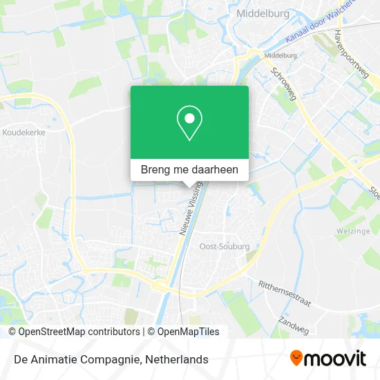 De Animatie Compagnie kaart