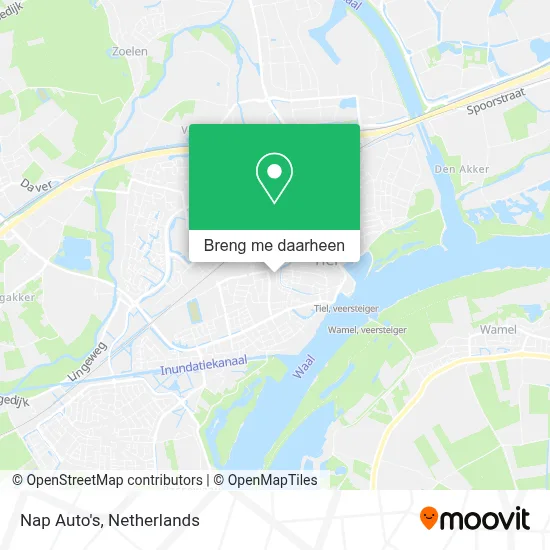 Nap Auto's kaart