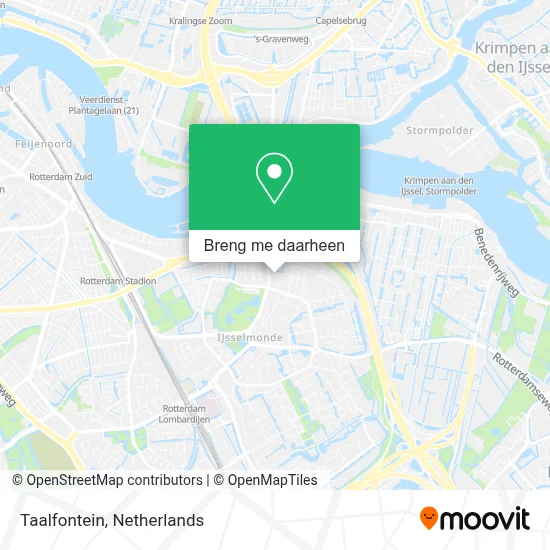Taalfontein kaart