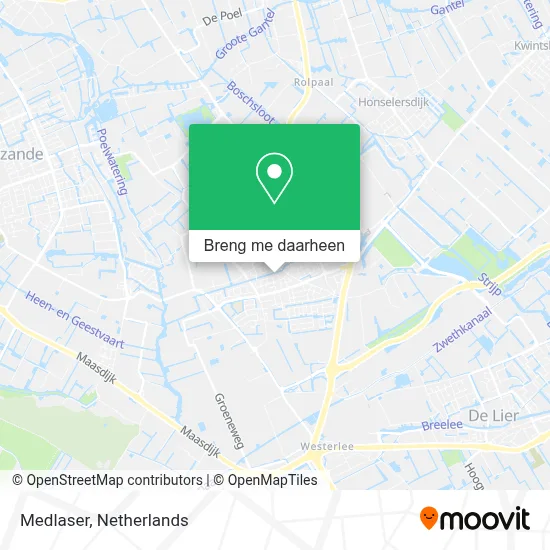 Medlaser kaart