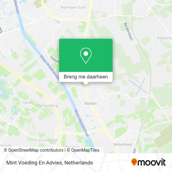 Mint Voeding En Advies kaart