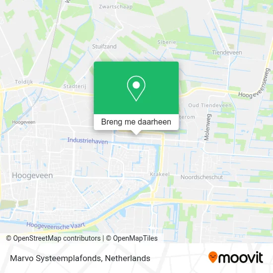 Marvo Systeemplafonds kaart