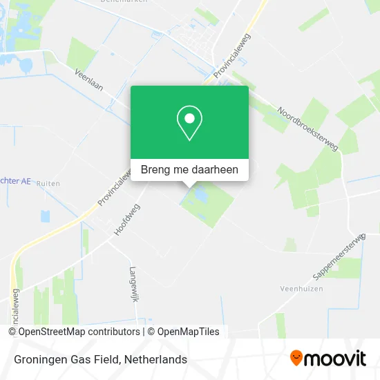 Groningen Gas Field kaart
