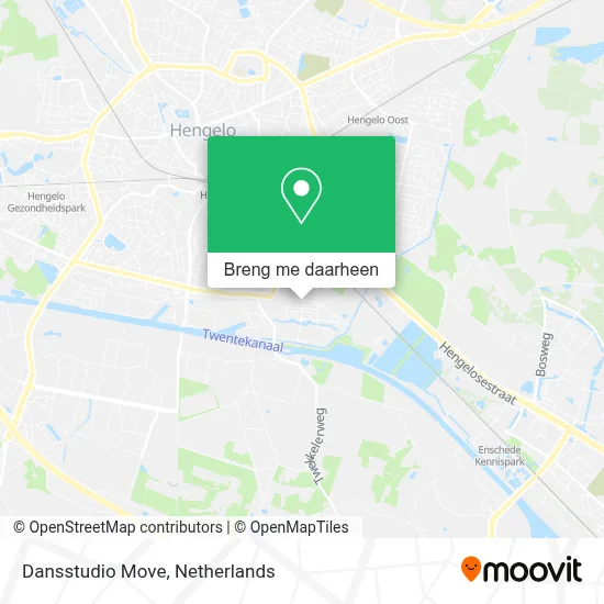 Dansstudio Move kaart