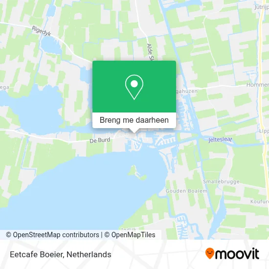 Eetcafe Boeier kaart