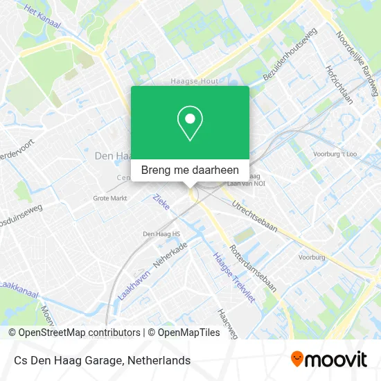Cs Den Haag Garage kaart