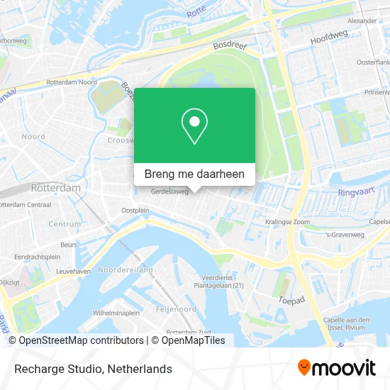 Recharge Studio kaart