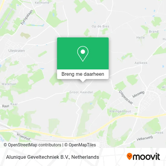 Alunique Geveltechniek B.V. kaart