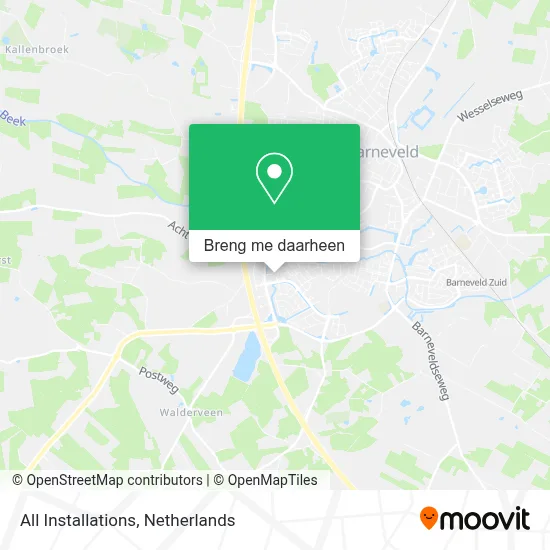 All Installations kaart