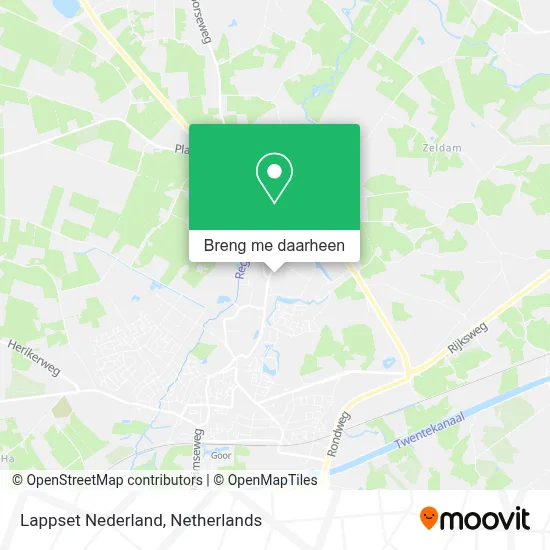Lappset Nederland kaart