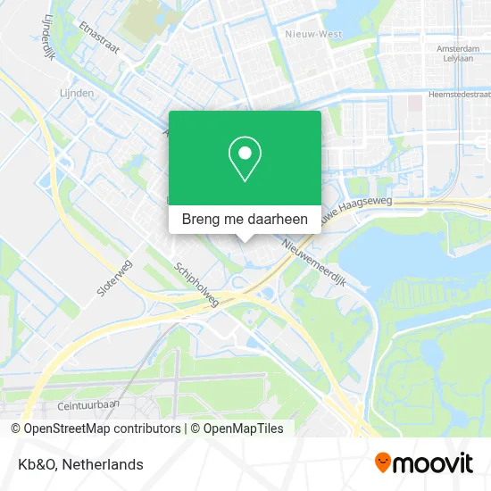 Kb&O kaart