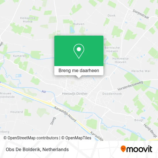 Obs De Bolderik kaart