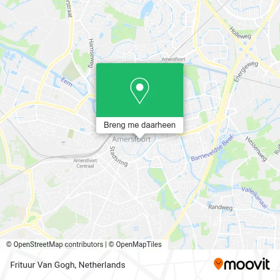 Frituur Van Gogh kaart