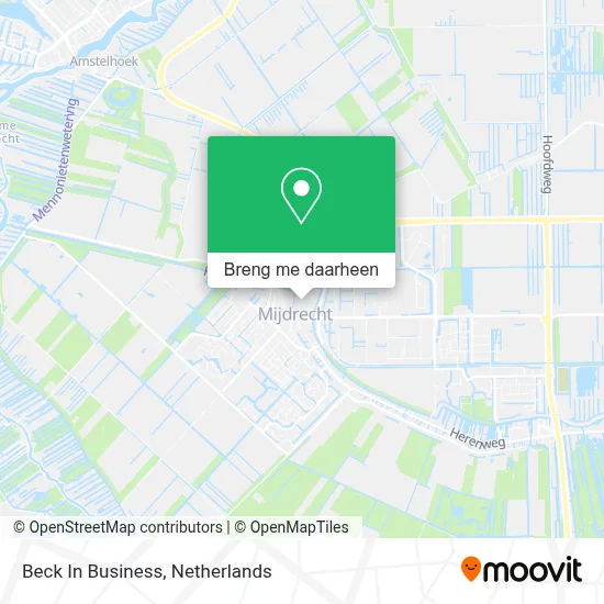 Beck In Business kaart