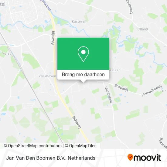 Jan Van Den Boomen B.V. kaart