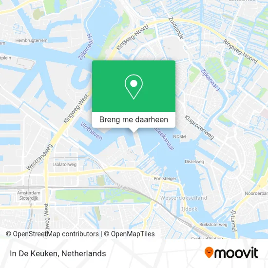 In De Keuken kaart