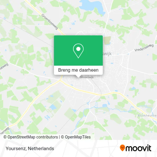 Yoursenz kaart
