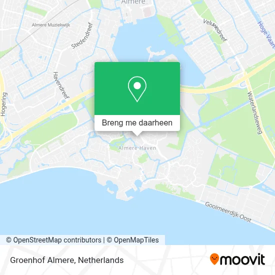 Groenhof Almere kaart