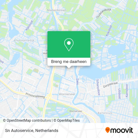 Sn Autoservice kaart