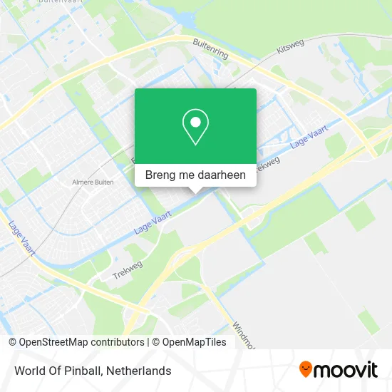 World Of Pinball kaart