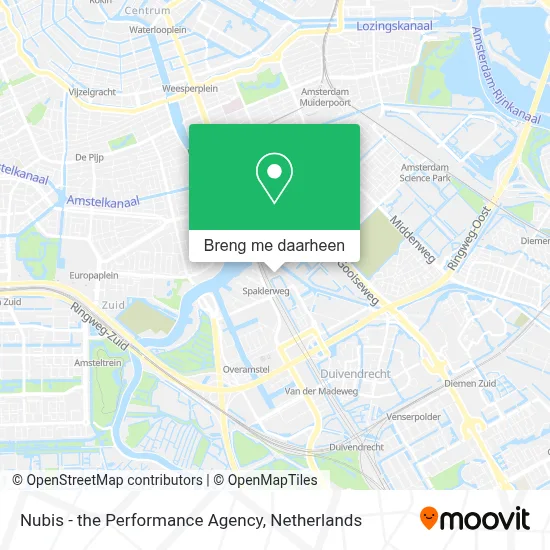 Nubis - the Performance Agency kaart