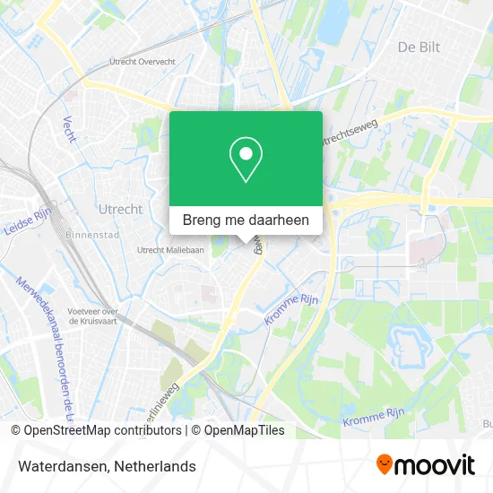 Waterdansen kaart