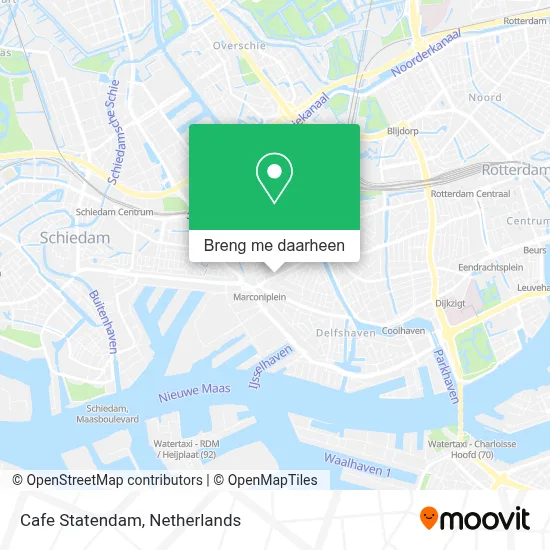 Cafe Statendam kaart