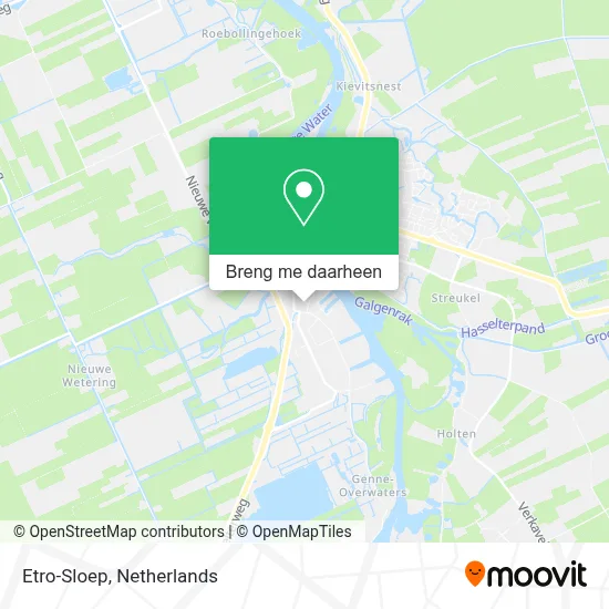 Etro-Sloep kaart