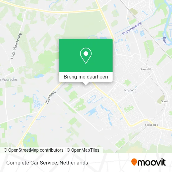 Complete Car Service kaart