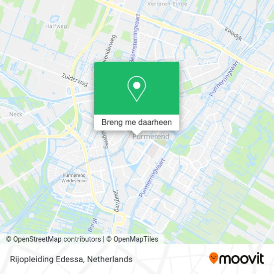 Rijopleiding Edessa kaart