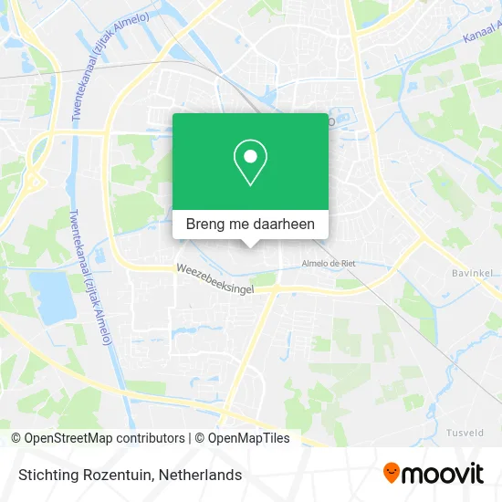 Stichting Rozentuin kaart