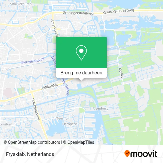 Frysklab kaart