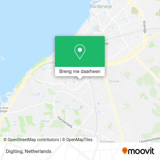 Digiting kaart