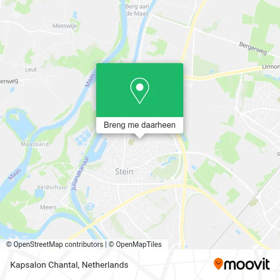 Kapsalon Chantal kaart