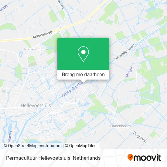 Permacultuur Hellevoetsluis kaart