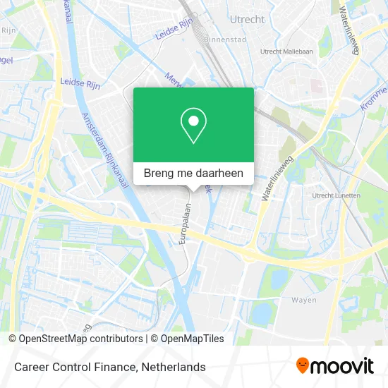 Career Control Finance kaart